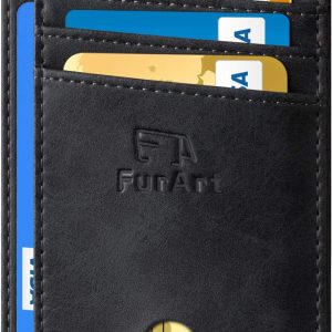 FurArt Slim Minimalist Wallet.Credit Card Holder.Front Pocket Wallets : Clothing. Shoes & Jewelry