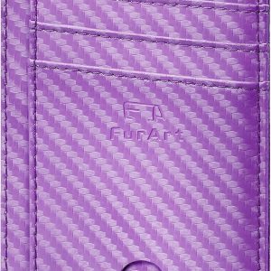 FurArt Slim Minimalist Wallet. Front Pocket Wallets. RFID Blocking. Credit Card Holder for Men-Lilac : Clothing. Shoes & Jewelry