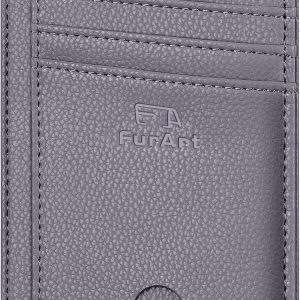FurArt Slim Minimalist Wallet. Front Pocket Wallets. Credit Card Holder for Men-Dimgray : Clothing. Shoes & Jewelry