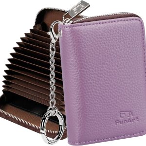 FurArt Zipper Wallet Women. RFID Blocking Credit Card Wallet. Business Card Holder. Compact Size KeyChain Wallet : Clothing. Shoes & Jewelry
