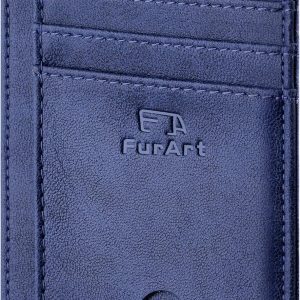 FurArt Slim Minimalist Wallet. Front Pocket Wallets. RFID Blocking. Credit Card Holder for Men-Royal Blue : Clothing. Shoes & Jewelry