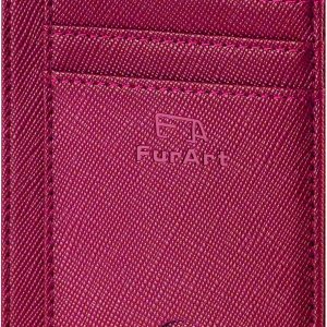 FurArt Slim Minimalist Wallet. Front Pocket Wallets. RFID Blocking. Credit Card Holder for Men-Burgundy : Clothing. Shoes & Jewelry